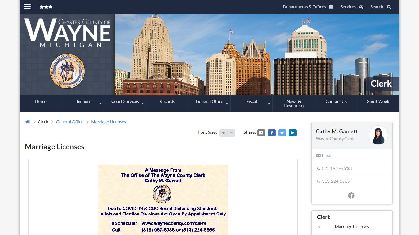 Marriage Licenses | Clerk - Wayne County, Michigan